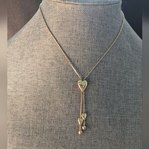 Vintage Monet Bolero Lariat Adjustable Slide Goldfilled Necklace